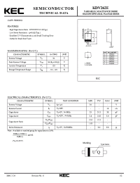 Datasheet KDV262E manufacturer KEC